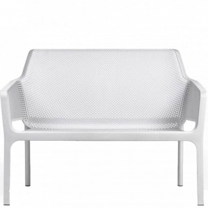 Диван пластиковый Net Bench белый Nardi Диван пластиковый Net Bench белый Nardi