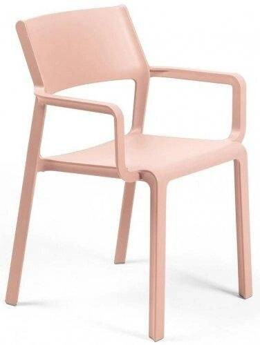 Кресло пластиковое Trill Armchair розовое Nardi