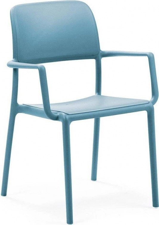 Кресло пластиковое Riva голубое Nardi