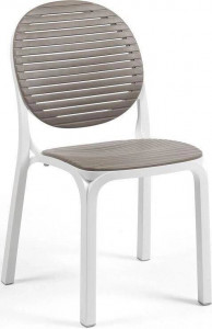 Стул пластиковый Dalia белый тортора Nardi Стул пластиковый Dalia белый тортора Nardi