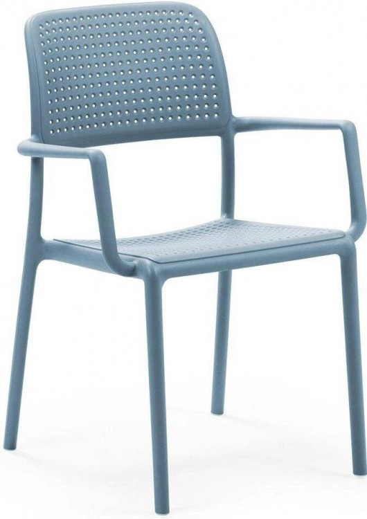 Кресло пластиковое Bora голубое Nardi