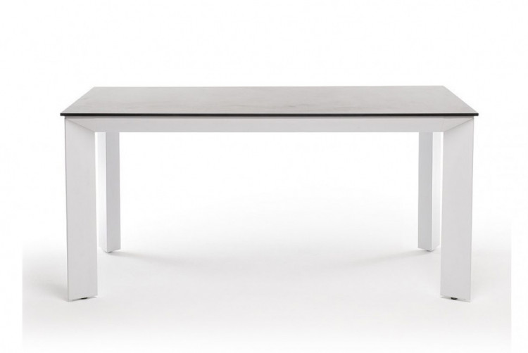 Обеденный стол из HPL 160 Венето серый гранит 4sis