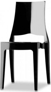 Стул пластиковый Scab Design Glenda черный Стул пластиковый Scab Design Glenda черный