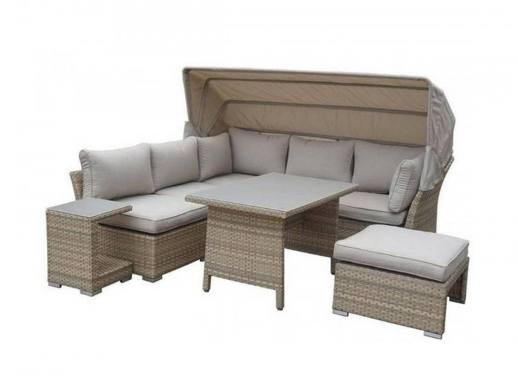 Комплект плетеной мебели с диваном AFM-320-T320 Beige Афина