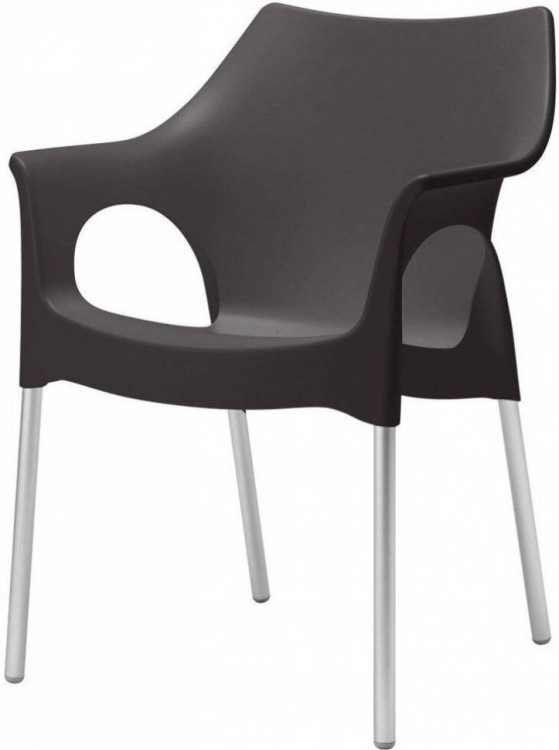 Кресло пластиковое Ola антрацит Scab Design
