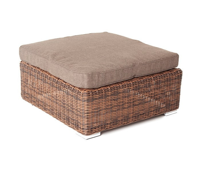 Плетеная оттоманка с подушкой Лунго Brown 4sis