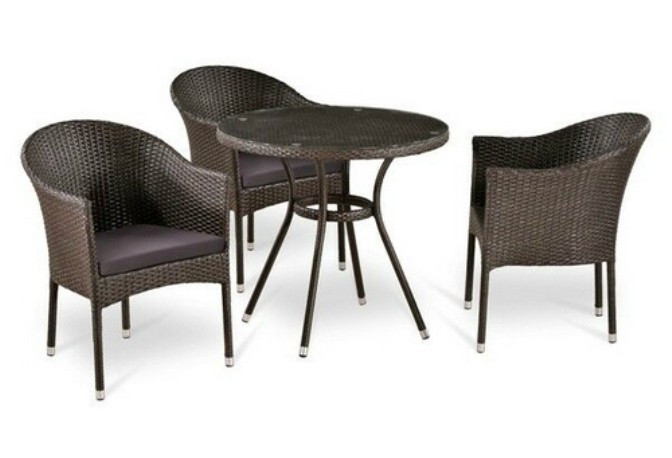 Комплект мебели 3+1 Афина T283ANT/Y350-W51-3PCS