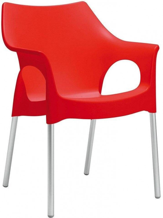 Кресло пластиковое Ola красное Scab Design