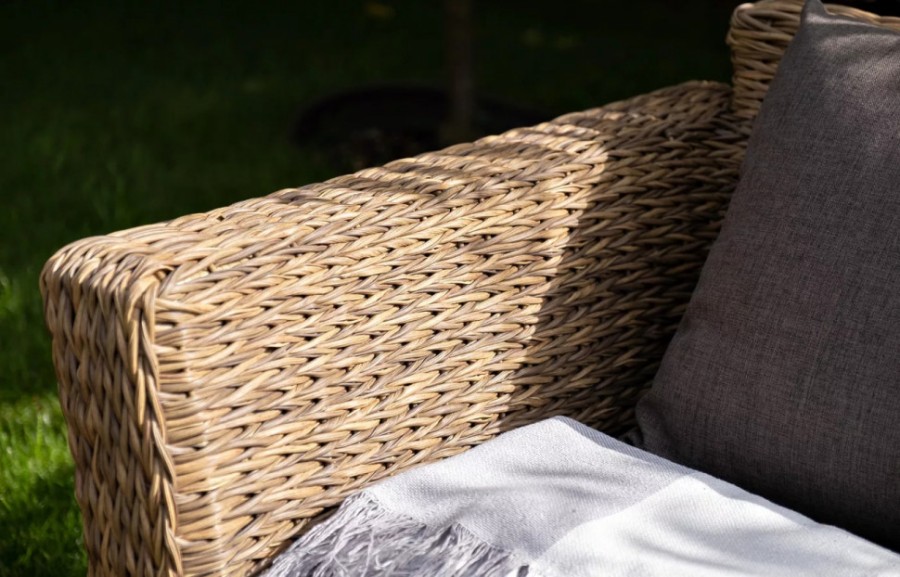 Диван двухместный Капучино ротанг гиацинт 4sis