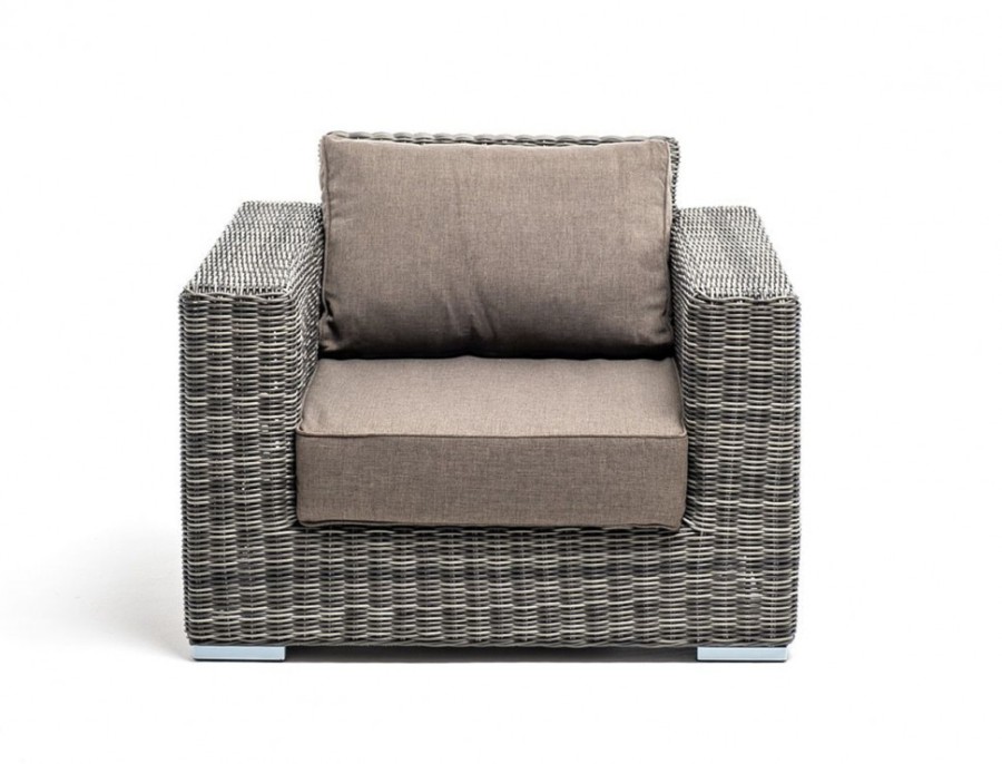 Кресло из искусственного ротанга Боно grafit 4sis