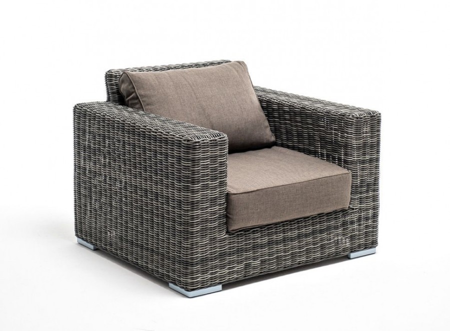 Кресло из искусственного ротанга Боно grafit 4sis