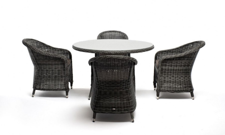 Обеденная группа Равенна графит 4sis