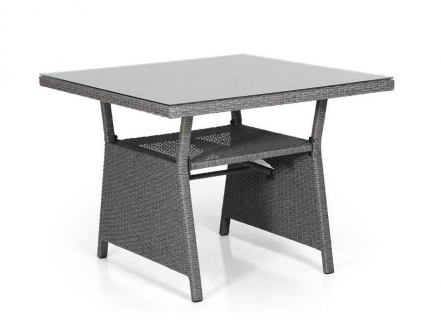 Стол квадратный Soho grey Brafab