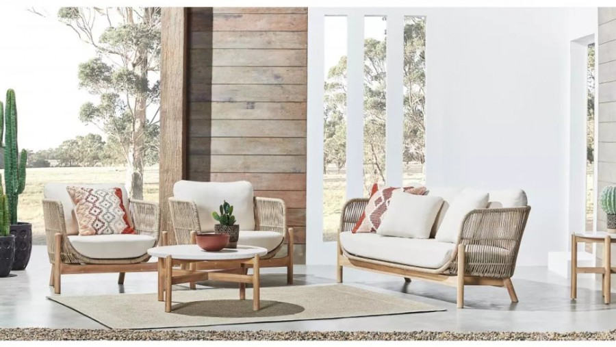 Диван из тика трехместный Talara Joygarden