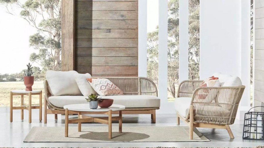 Диван из тика трехместный Talara Joygarden