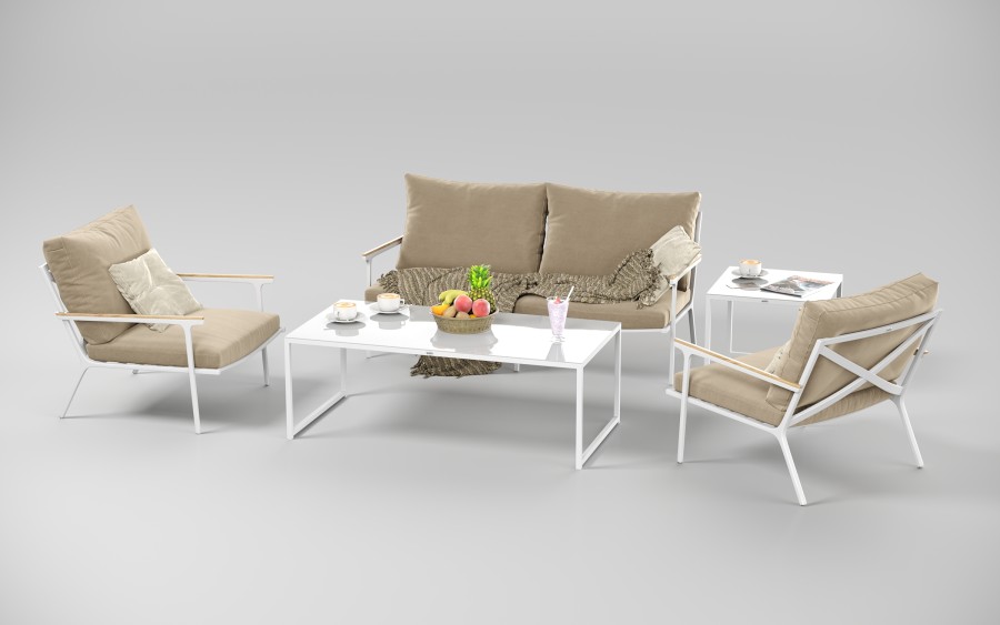 Лаунж зона Calma бежевая Gardenini