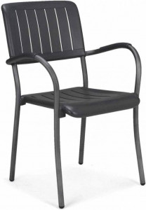 Кресло пластиковое Musa антрацит Nardi