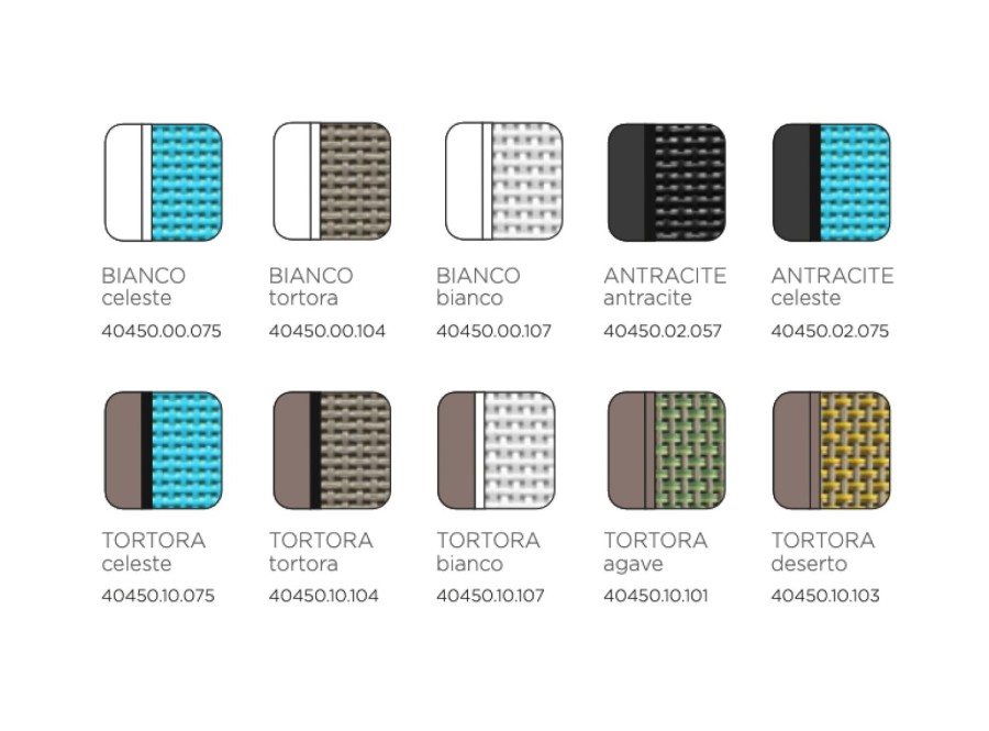 Шезлонг-лежак пластиковый тортора агава Atlantico Nardi