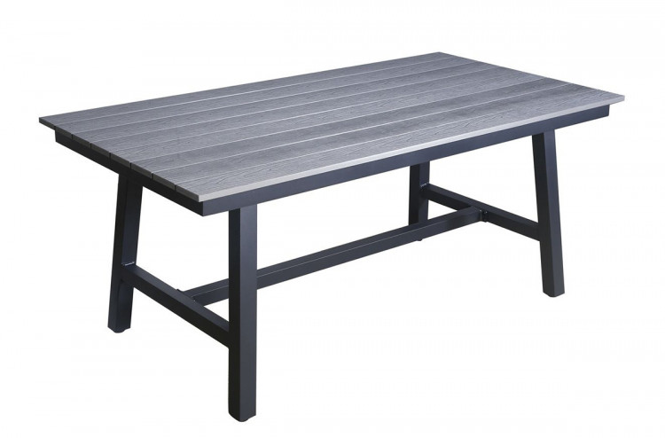 Обеденный стол Сан Ремо из ДПК темно-серый 4sis