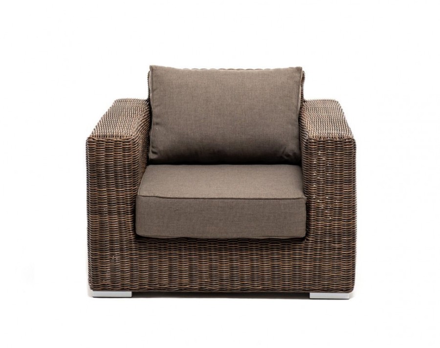 Кресло из искусственного ротанга Боно brown 4sis