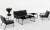 Лаунж зона Calma черная Gardenini