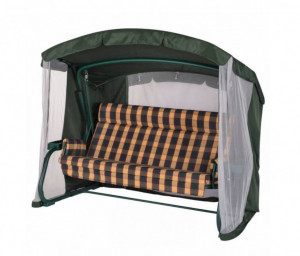 Садовые качели Милан премиум зеленые Мерида