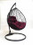 Подвесное кресло Кокон капля коричневые Garden
