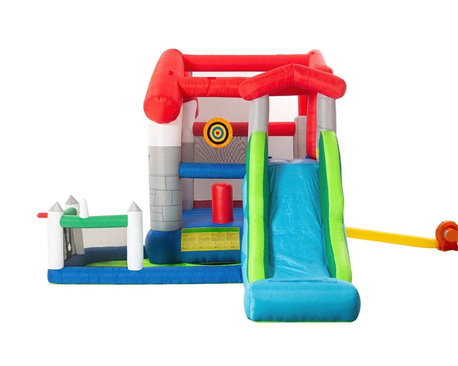 Батут с горкой В гостях у сказки 9015 Happy Hop