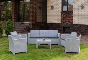 Комплект садовый LANA XL светло-серый Royal Family Комплект садовый LANA XL светло-серый Royal Family