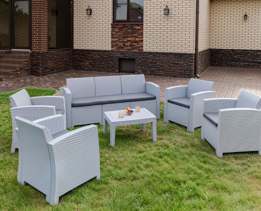 Комплект садовый LANA XL светло-серый Royal Family