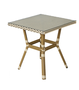 Cтол из искусственного ротанга Кабри, цвет бежево-коричневый