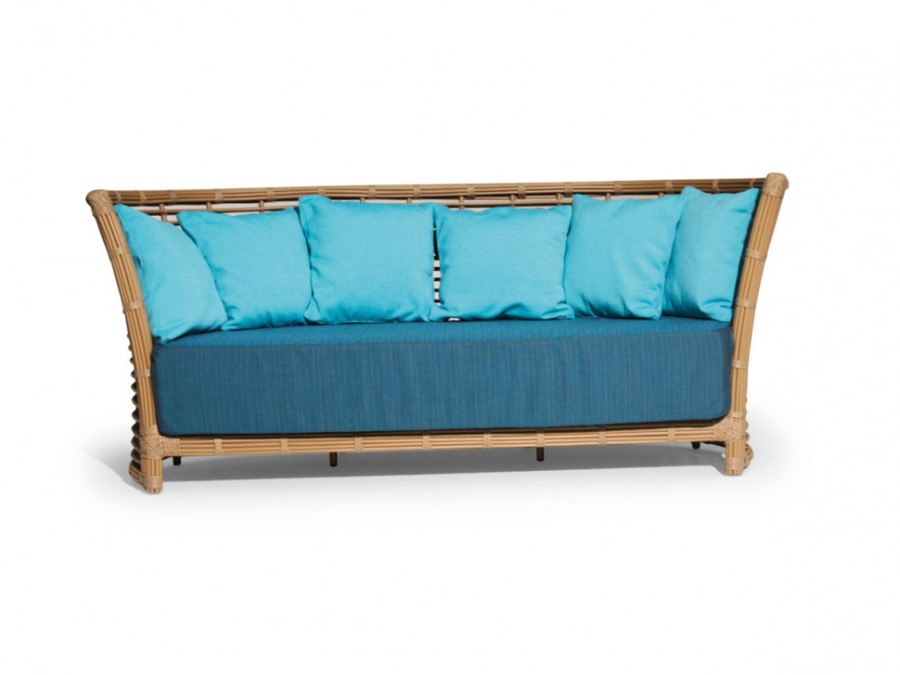Диван из искусственного ротанга Бамбук Rotang Lux