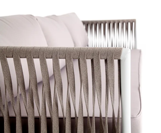 Диван плетенный из роупа Касабланка 4sis