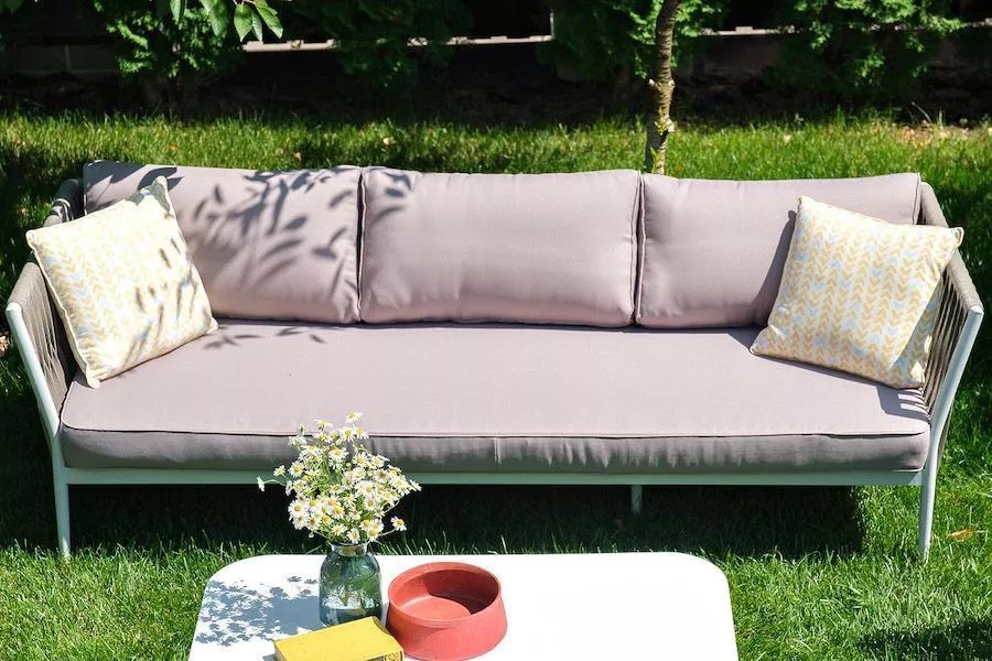 Диван плетенный из роупа Касабланка 4sis