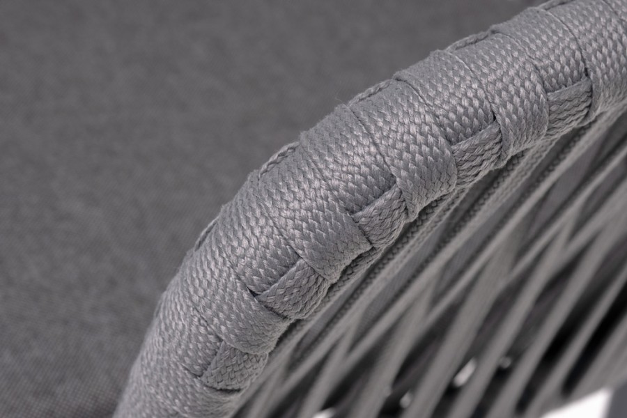 Стул из роупа Бордо, темно-серая 027