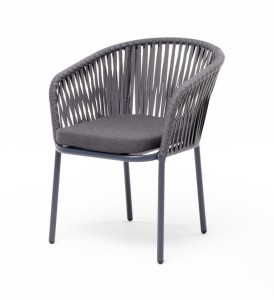Стул из роупа Бордо, темно-серая 027