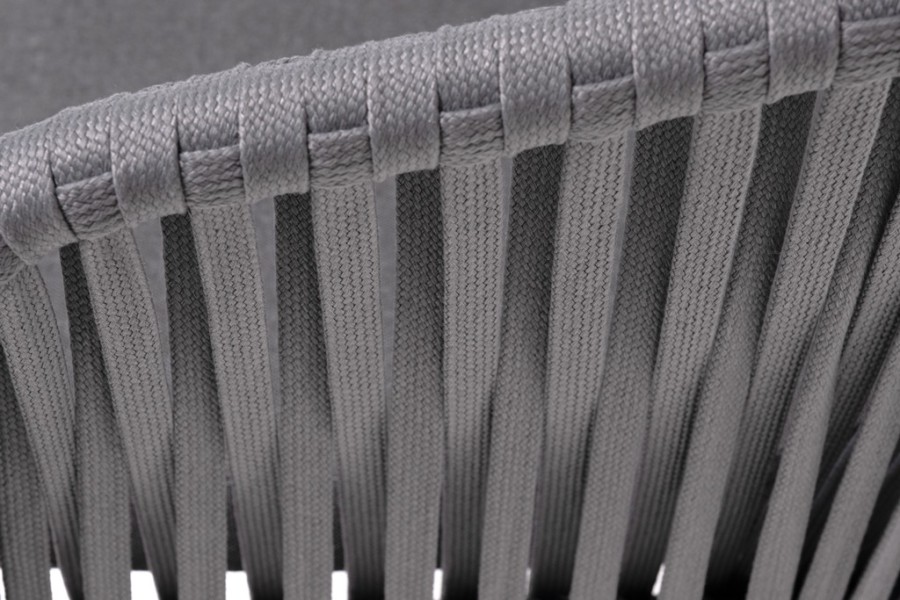 Стул из роупа Бордо, темно-серая 027