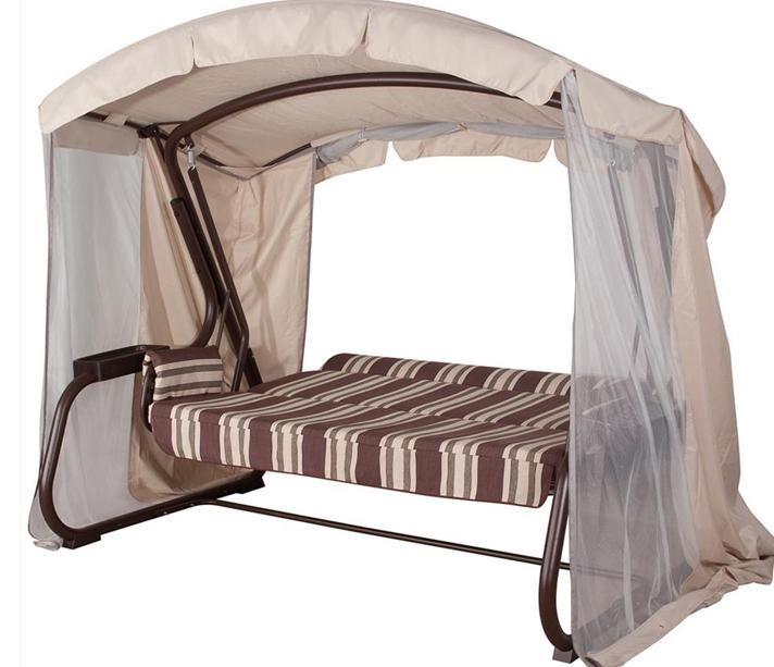 Садовые качели Милан премиум шоколад Мерида