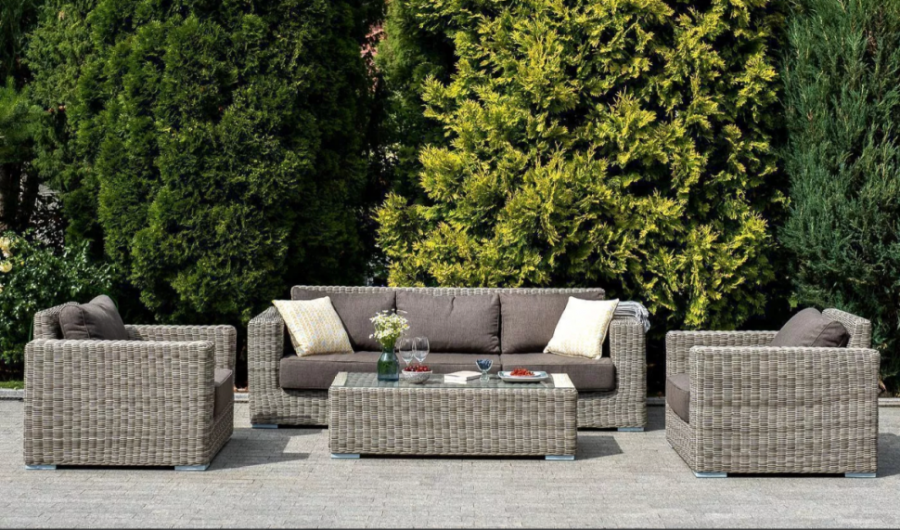 Диван из искусственного ротанга Боно gray 4sis