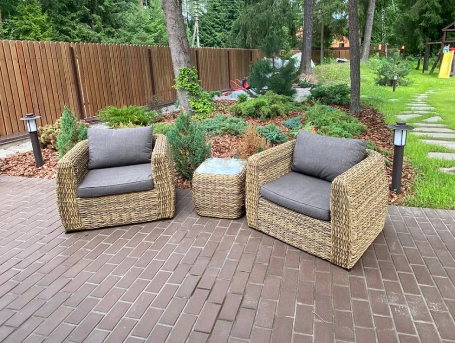 Кресло Кальяри из искусственного ротанга гиацинт  4sis