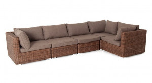 Модульный диван Лунго Brown 4sis