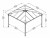 Беседка Gazebo Palermo 3600 Garden