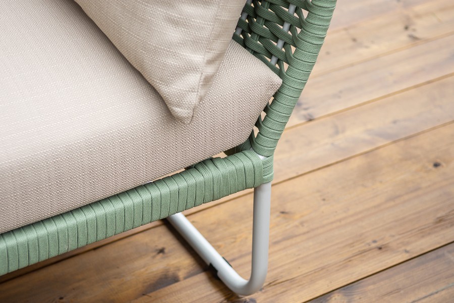 Лаунж-зона 5-местная из роупа Фиджи, зеленый 4sis