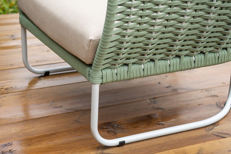 Лаунж-зона 5-местная из роупа Фиджи, зеленый 4sis