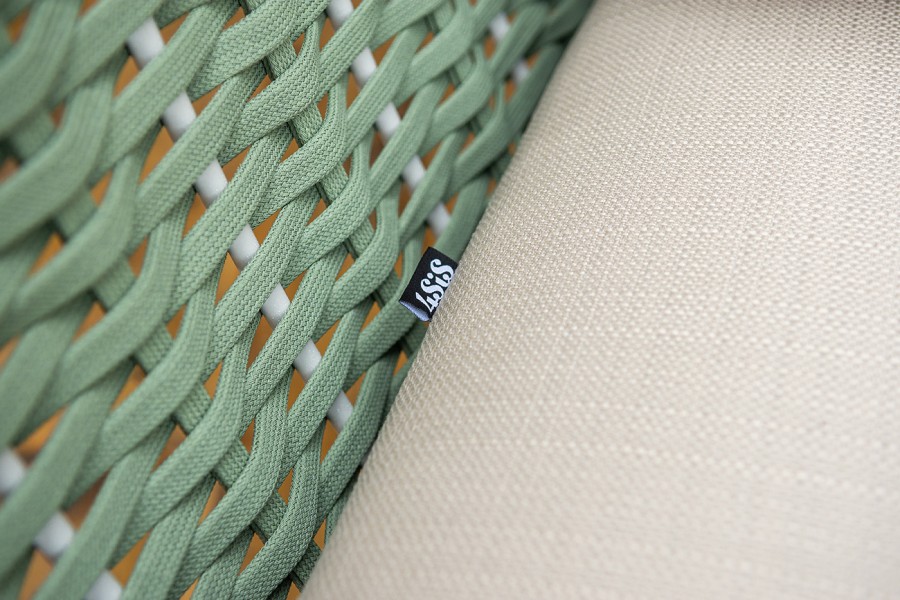 Лаунж-зона 5-местная из роупа Фиджи, зеленый 4sis