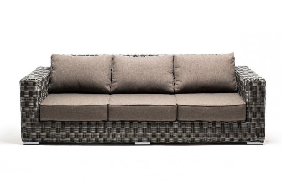 Диван из искусственного ротанга Боно grafit 4sis