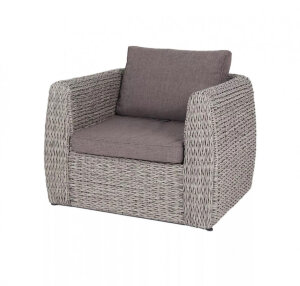 Кресло Кальяри из искусственного ротанга гиацинт gray 4sis