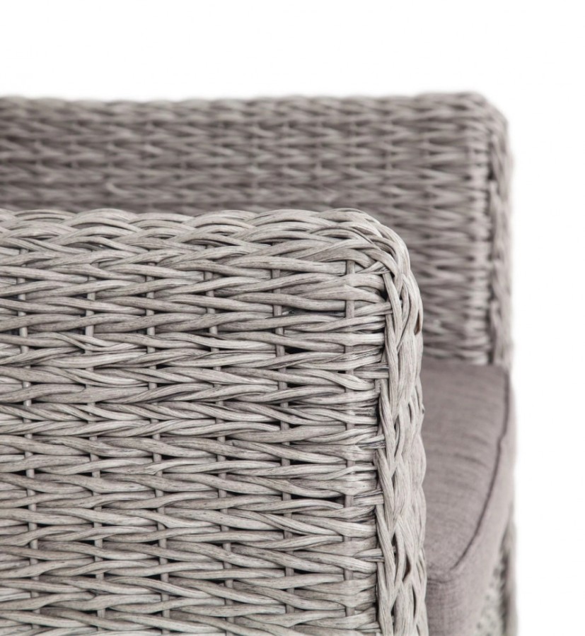 Кресло Кальяри из искусственного ротанга гиацинт gray 4sis