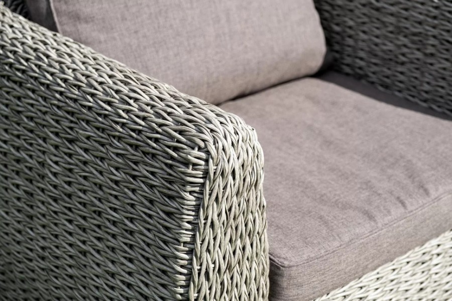 Кресло Кальяри из искусственного ротанга гиацинт gray 4sis