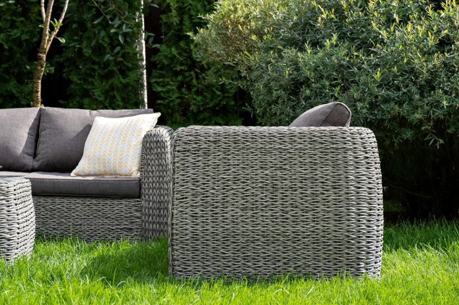 Кресло Кальяри из искусственного ротанга гиацинт gray 4sis